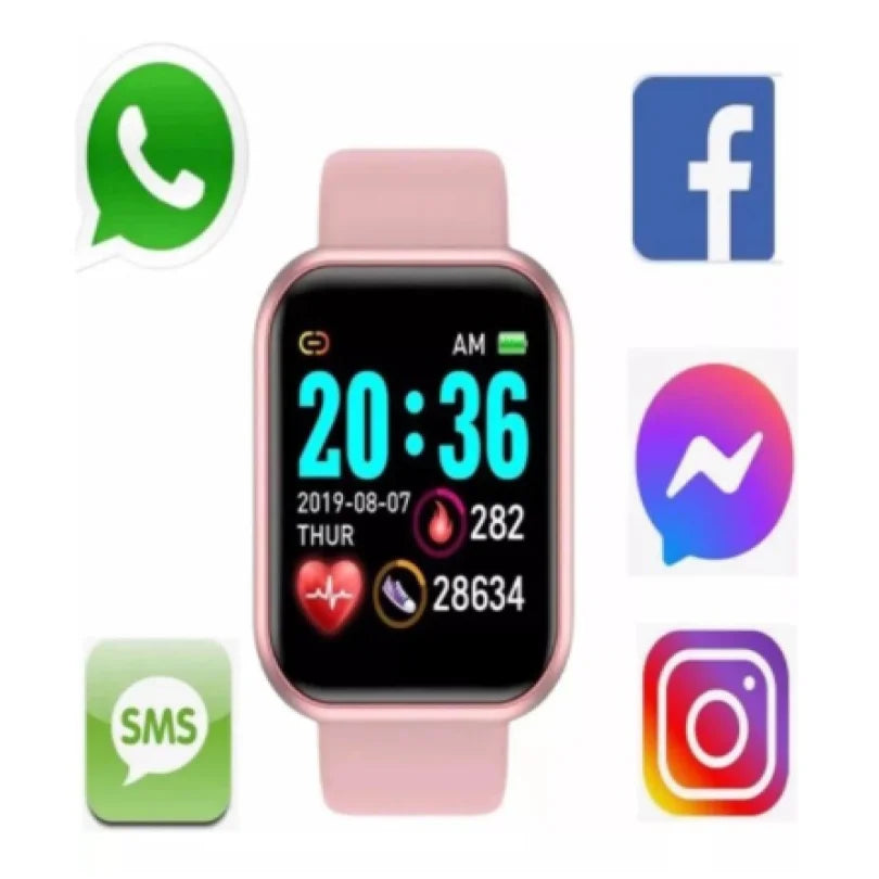 SmartWatch Unisexx D20 Android A PROVA D'ÁGUA