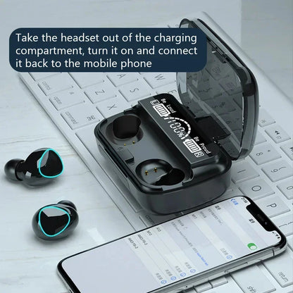 M10 BLUETOOTH 9D NOISE REDUCTION ALTA BATERIA