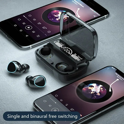 M10 BLUETOOTH 9D NOISE REDUCTION ALTA BATERIA