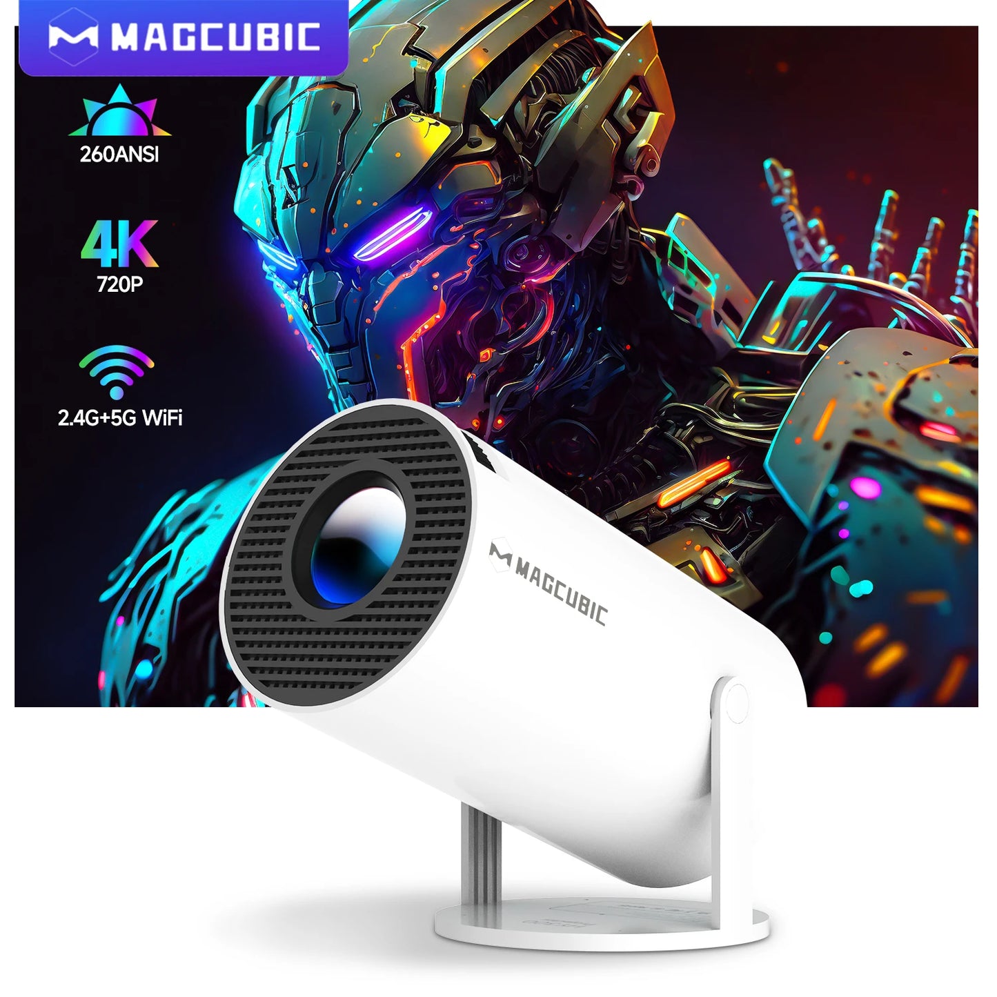 PROJETOR 11 260ANSI FULLHD 4K PORTÁVEL