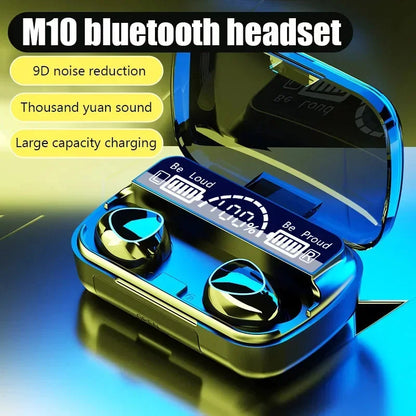 M10 BLUETOOTH 9D NOISE REDUCTION ALTA BATERIA